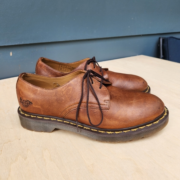 Men's Dr. Martens Leather 1461 Abandon Shoes - Size US 10 M - Picture 2 of 13